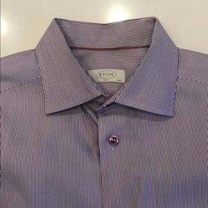 ETON slim cut 16.5 neck dress shirt